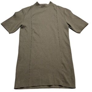 Zara Olive Green Short Sleeve Dress